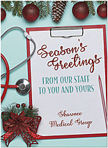 Select a verse or write your own. Stethoscope Name Card D1549U-4B